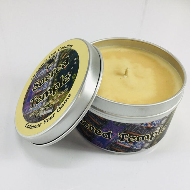 SACRED TEMPLE - Tin - Dragon's Den Candles