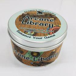 ARCANE LIBRARY - Tin - Dragon's Den Candles - view 3
