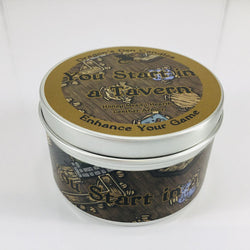 YOU START IN A TAVERN - Tin - Dragon's Den Candles - view 3
