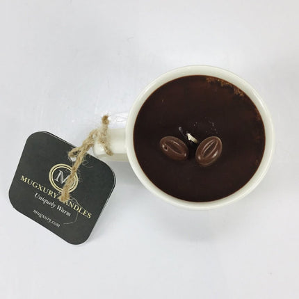 Espresso (White Porcelain) - Mug Candle - 100% soy wax