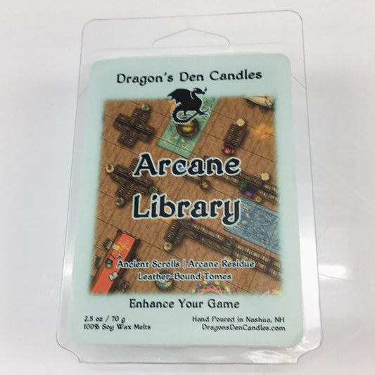 ARCANE LIBRARY - Wax Melts - Dragon's Den Candles