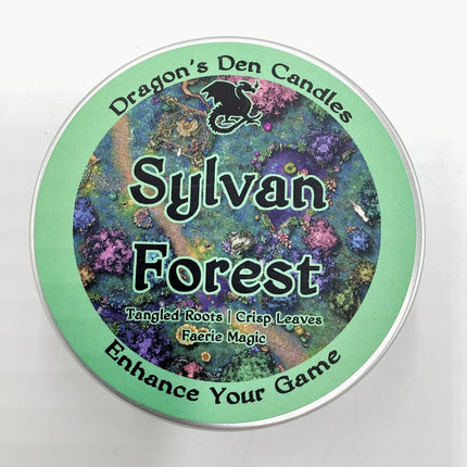 SYLVAN FOREST - Tin - Dragon's Den Candles