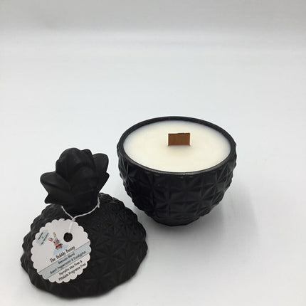 MATTE BLACK CANDLE THE BUBBLY BUNNY