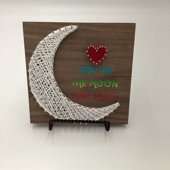 String Art LOVE TO THE MOON
