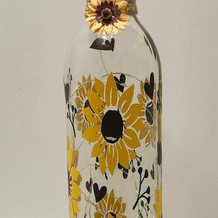 Bottle- Sunflowers wrap