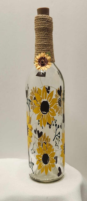 Bottle- Sunflowers wrap