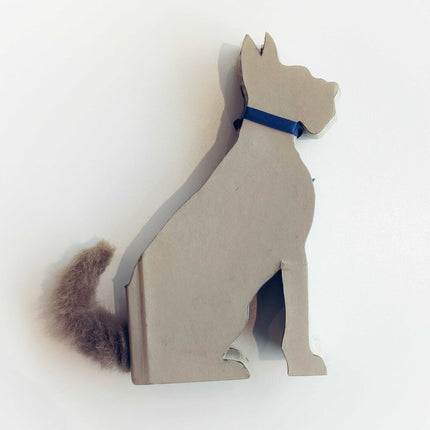 Book Decor Dog Great Dane Tan