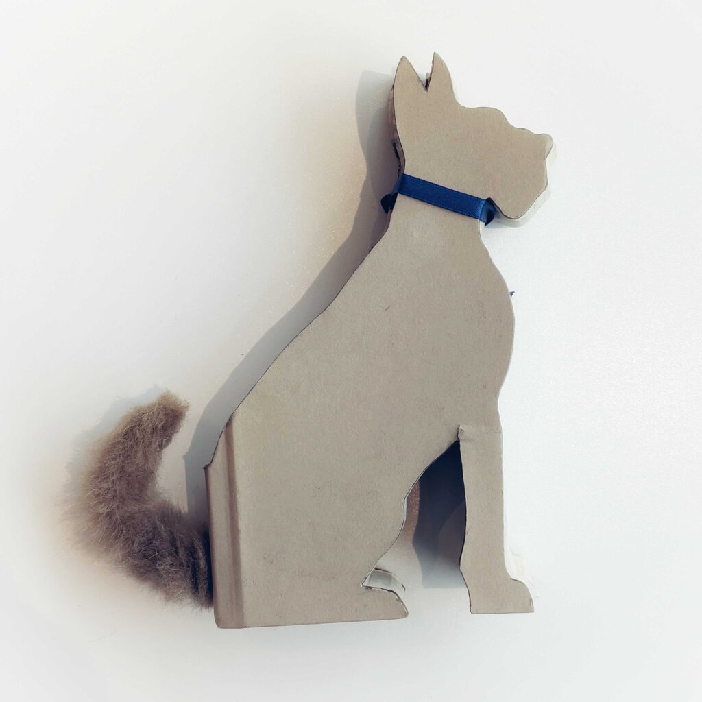 Book Decor Dog Great Dane Tan
