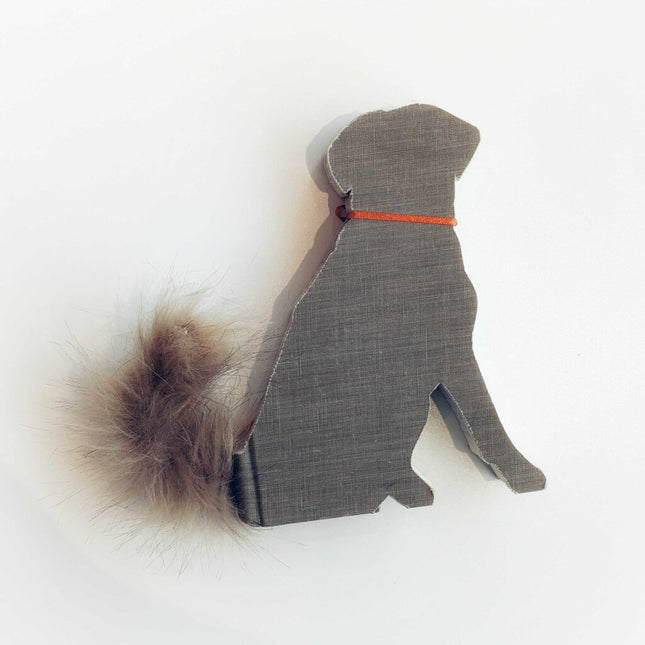 Book Decor Dog Lab/Rottie tan