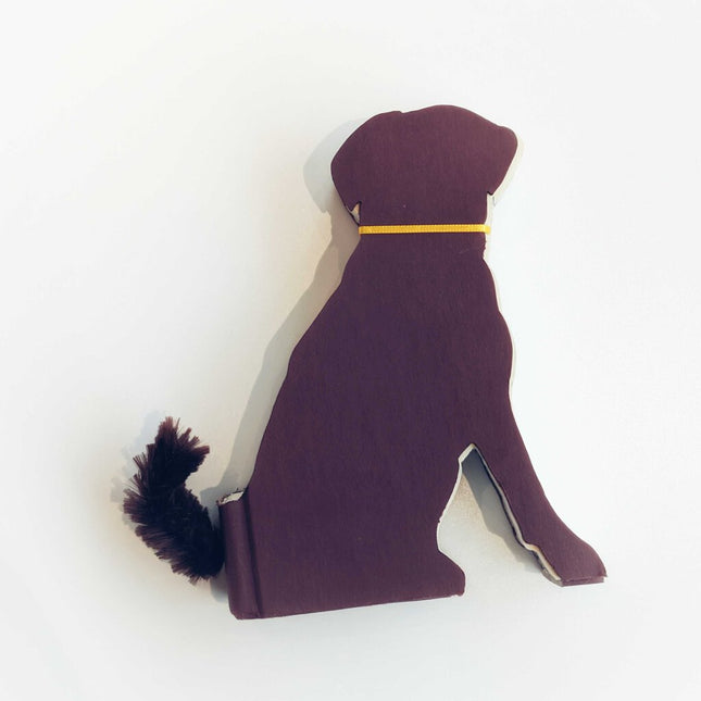 Book Decor Dog Lab/Rottie brn