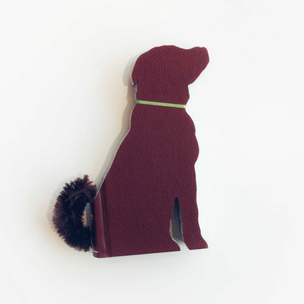 Book Decor Dog Mutt brn