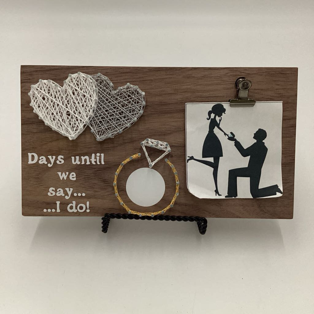 String Art COUNT DOWN TO WEDDING