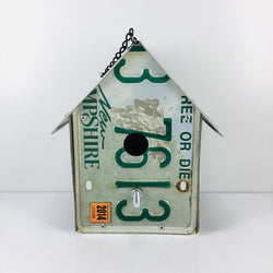 Recycled License Plate Birdhouse - view 2
