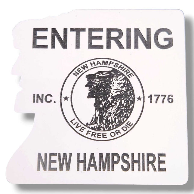 Entering NH Acrylic 2 Color Magnets