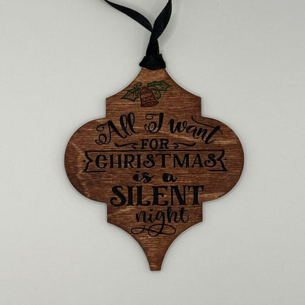 SILENT NIGHT ORNAMENT