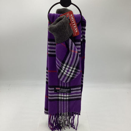 CASHMERE GIFT SET PURPLE