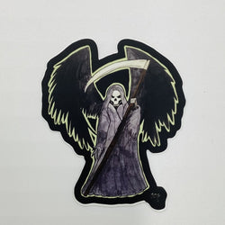 Grim Reaper Vinyl Sticker - view 1