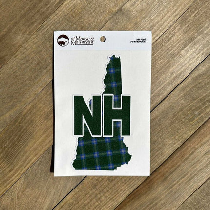 NH PLAID STICKER