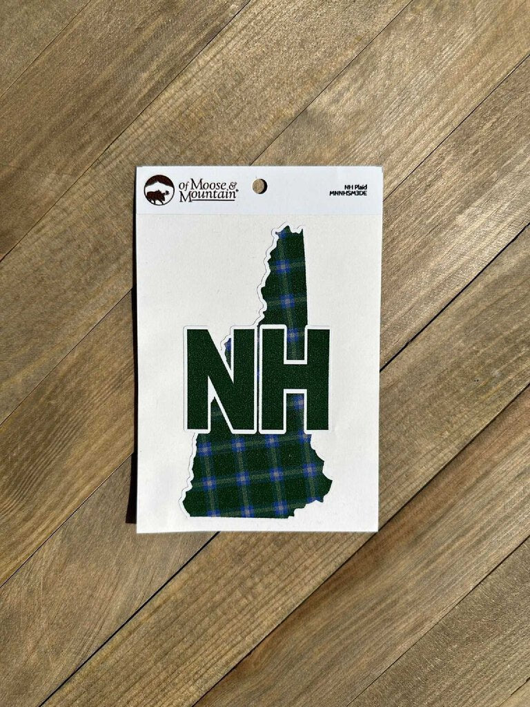 NH PLAID STICKER