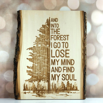 INTO THE FOREST I GO