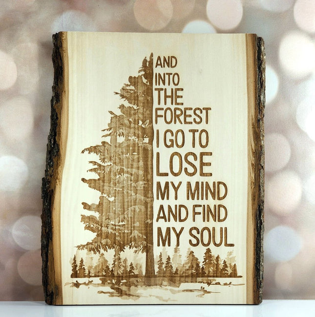 INTO THE FOREST I GO