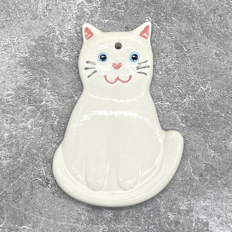 CAT ORN WHITE