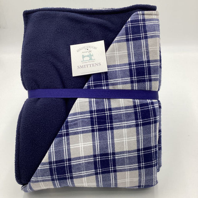 BLANKET - BLUE PLAID/BLUE