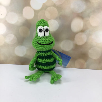 Frankie Frog Crochet Stuffed Animal