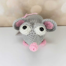 Millicent Mouse Crochet Stuffed Animal - view 2