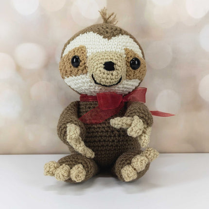 Sheldon Sloth Crochet Stuffed Animal