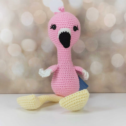 Flora Flamingo Crochet Stuffed Animal