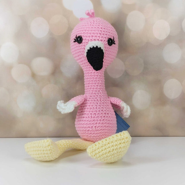 Flora Flamingo Crochet Stuffed Animal