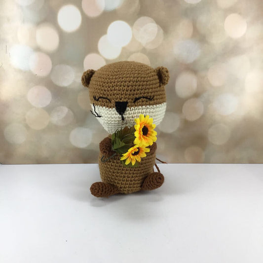 Olga Otter Crochet Stuffed Animal