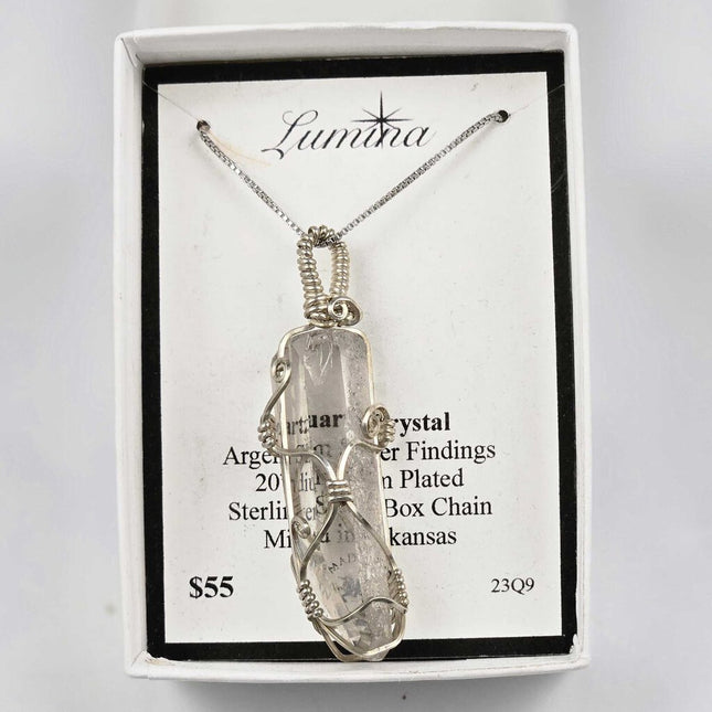 23Q9 QUART CRYSTAL ARKANSAS ARGENTIUM SILVER WRAPPED 20 RPSS BO