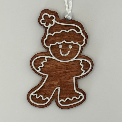 GINGERBREAD SANTA ORNAMENT
