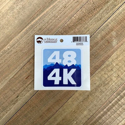 48 4K SHADES OF BLUE STICKER - view 1