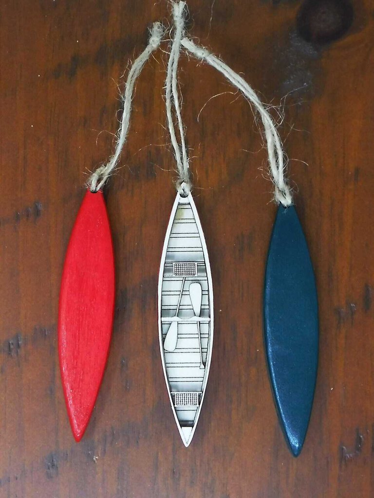 Canoe Ornament