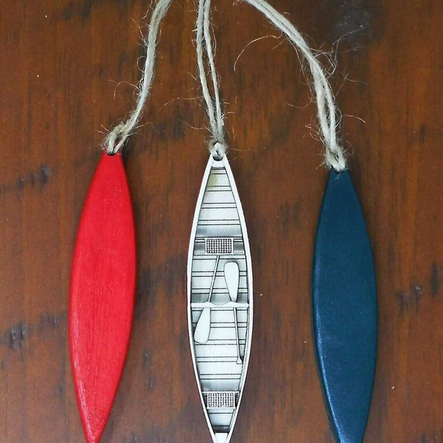 Canoe Ornament