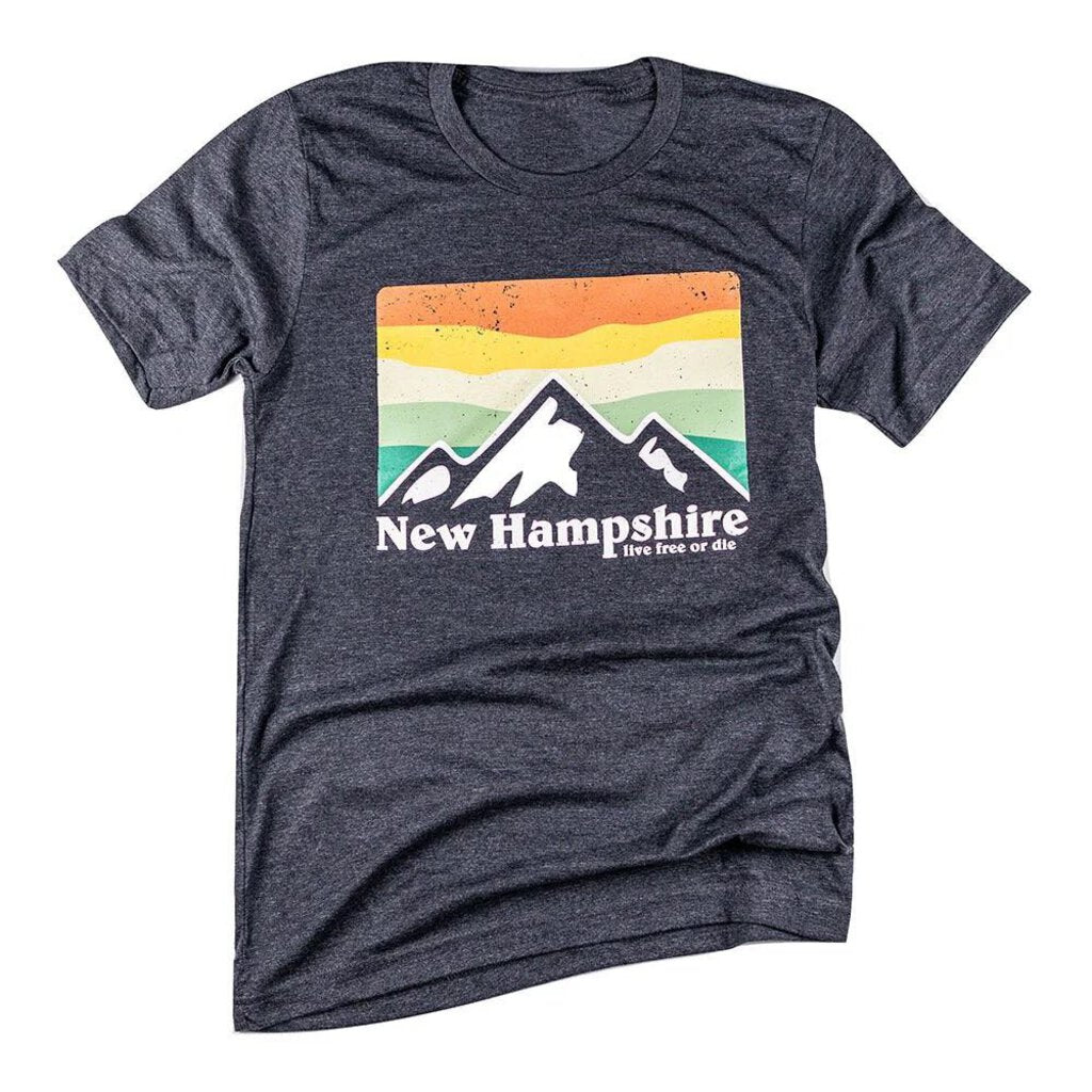 NH Vintage Mountains T-shirt - Dark Heather Grey