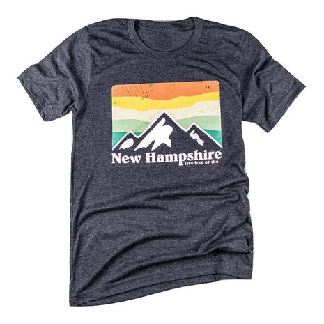 NH Vintage Mountains T-shirt - Dark Heather Grey
