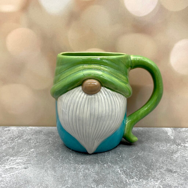 GNOME MUG GREEN B BLUE
