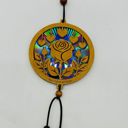 Suncatcher - Rose w/Hearts - view 1