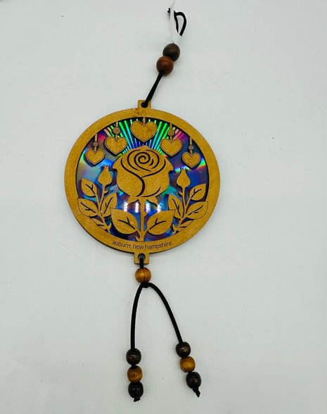 Suncatcher - Rose w/Hearts