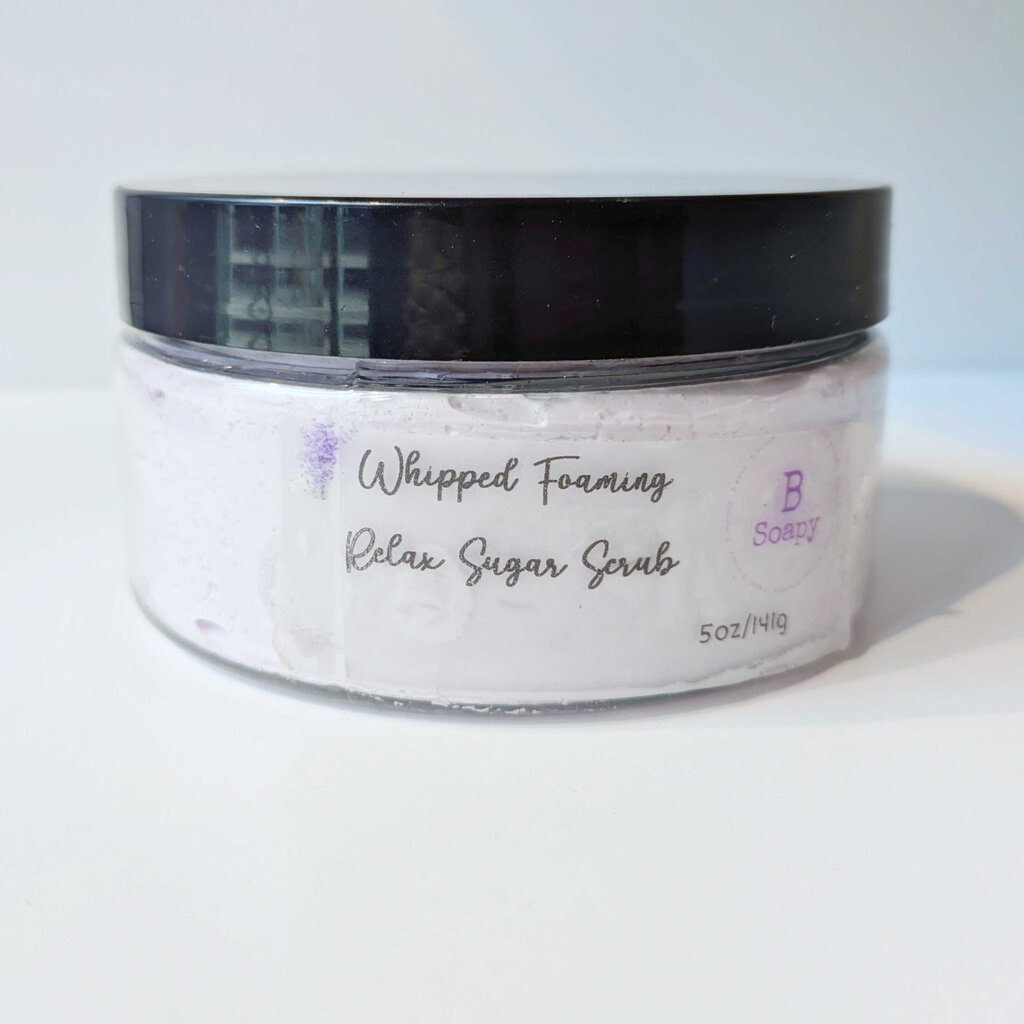 Whipped Soap & Sugar Scrub - Relax Lavender