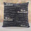 NH Pillow - Navy and Grey