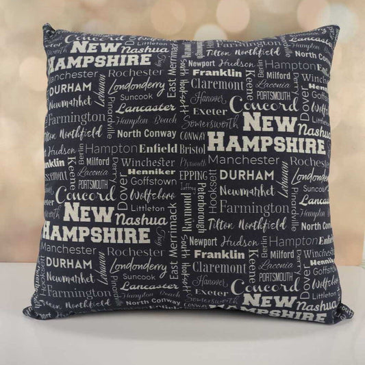 NH Pillow - Navy and Grey