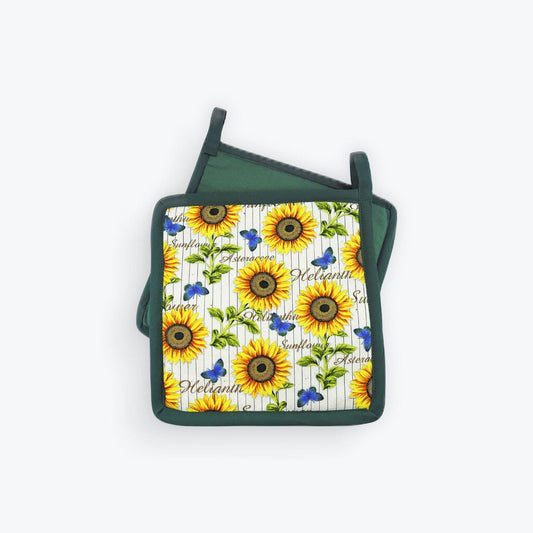 Sunflower/butterfly Potholder