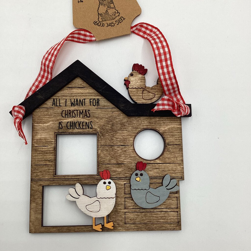 CHICKEN COOP ORNAMENT