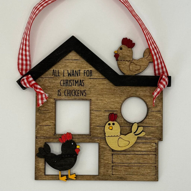 CHICKEN COOP ORNAMENT