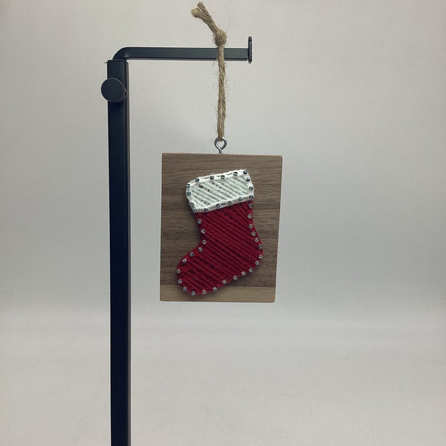 String Art STOCKING ORNAMENT